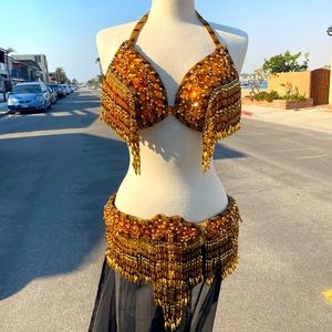 Handmade Belly dance costume